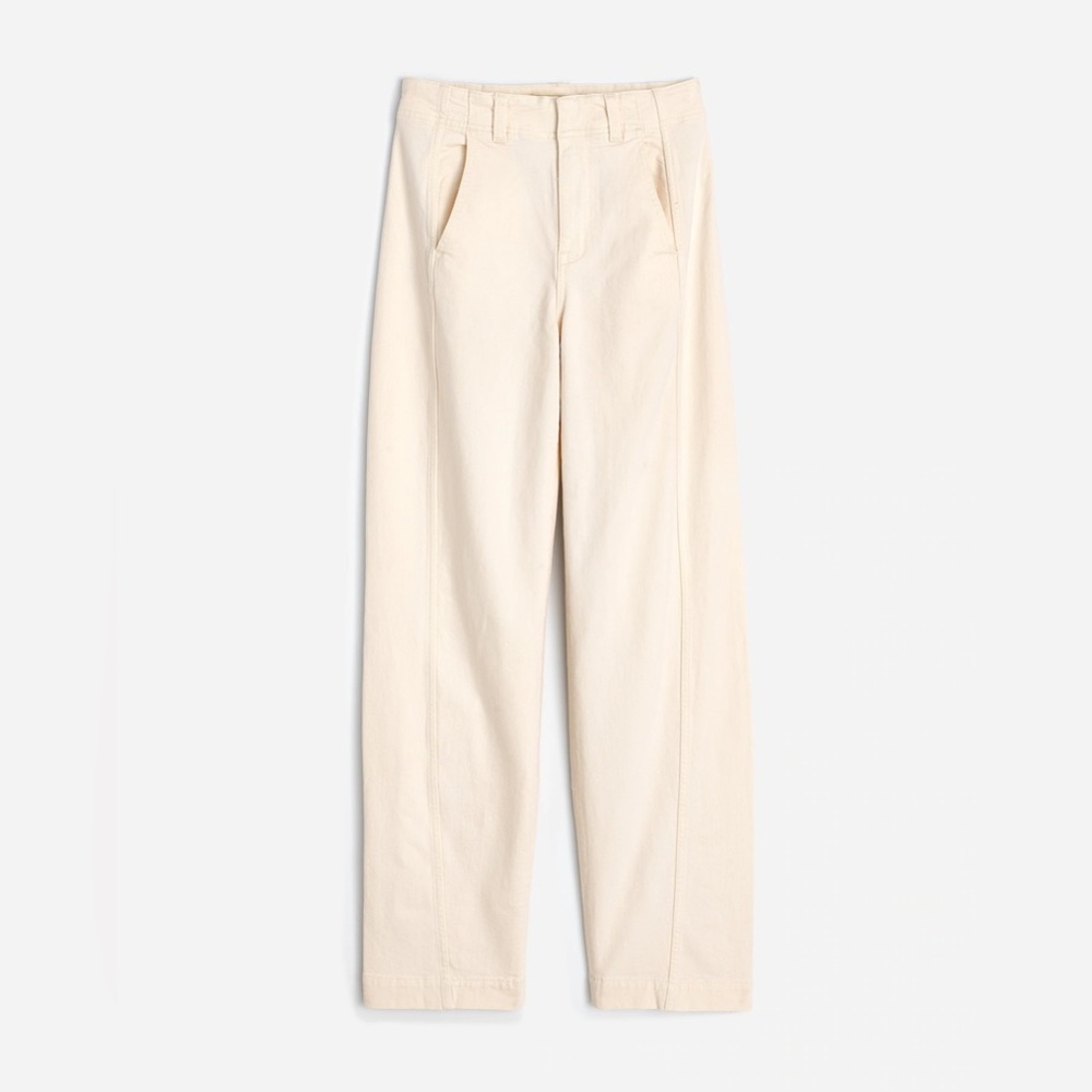 NWT Madewell Tapered Denim Trouser Jeans - Cream - 25 - Picture 4 of 8